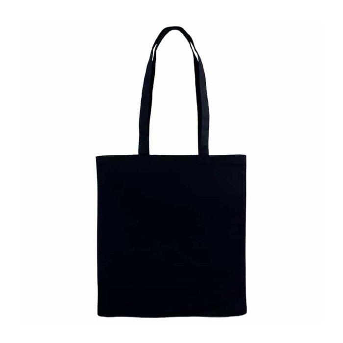 Bolsa de tela negra de algodon en WritersMadrid