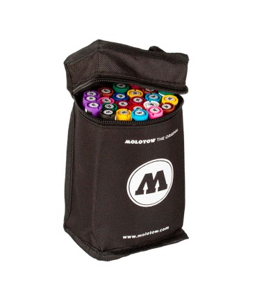 Estuche de cremallera para rotuladores +24