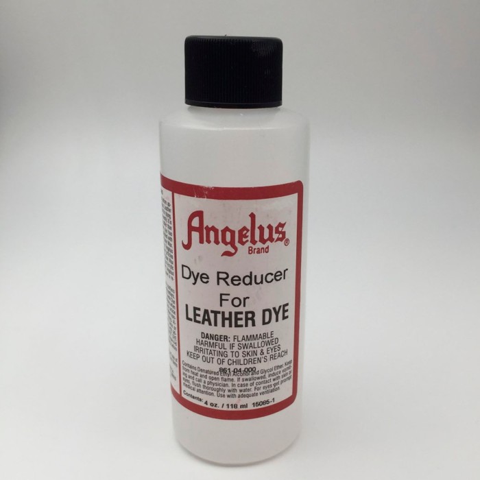 Angelus-Dye reducer for leather dye