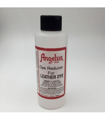 Angelus-Dye reducer for leather dye