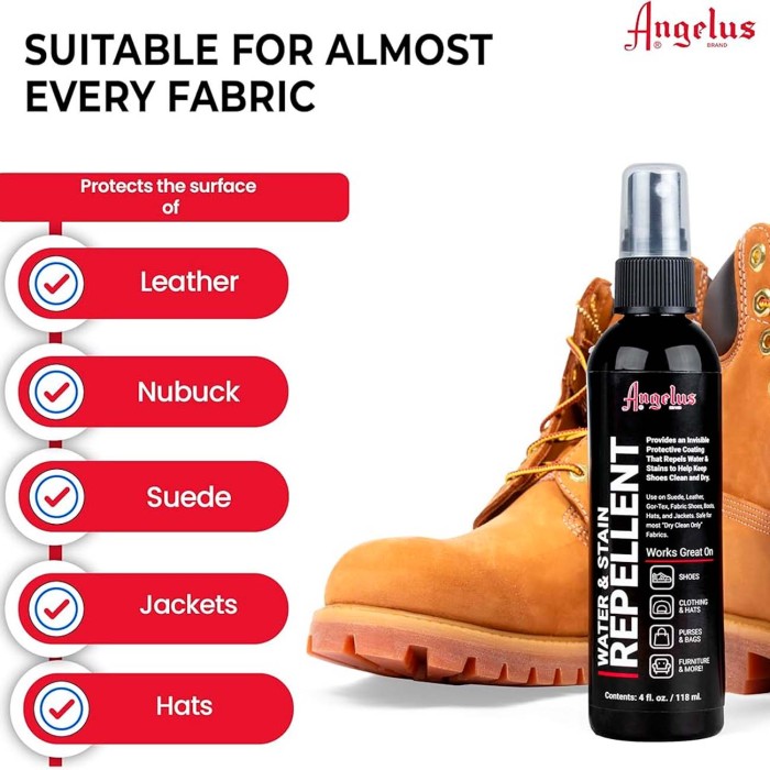 Angelus Water & Stain Repellent - Pump Spray