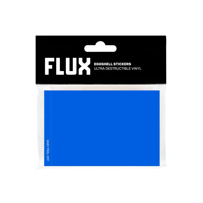Edit: FLUX Eggshell Stickers 50 pcs Cyan