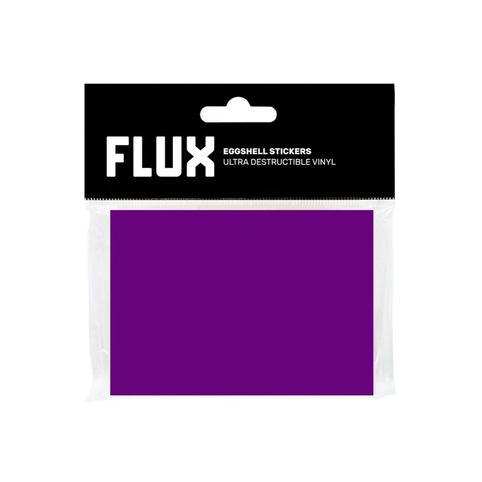 FLUX Eggshell Stickers 50 pcs Purple
