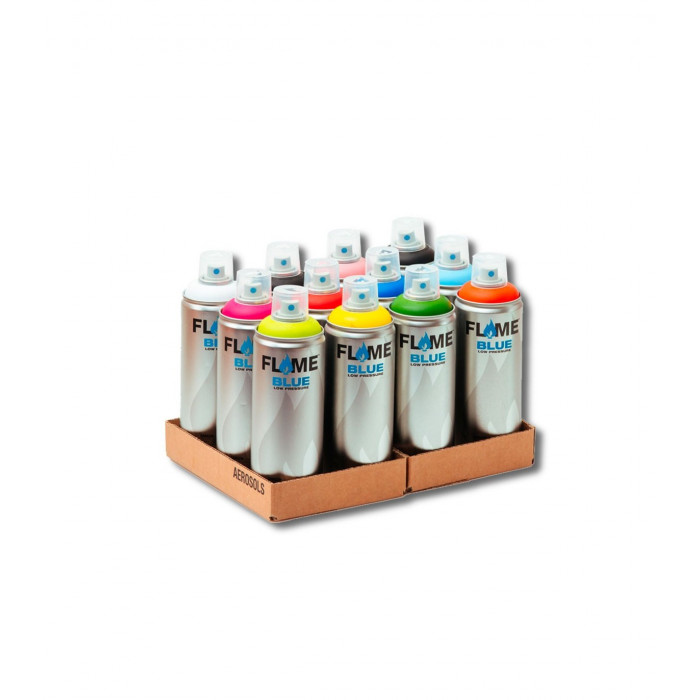 Pack FLAME BLUE 400ml X12