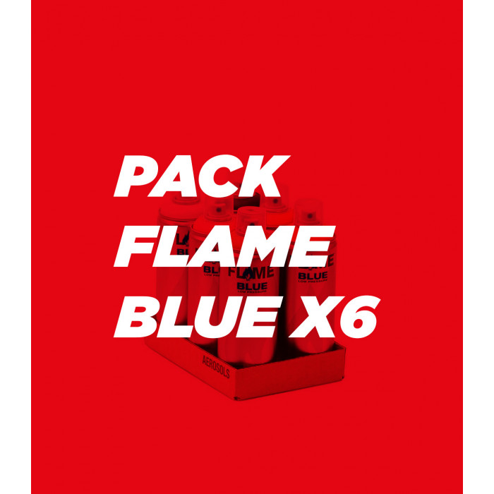 Pack FLAME BLUE X6