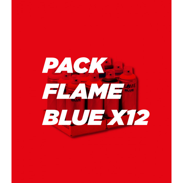 Pack FLAME BLUE 400ml X12