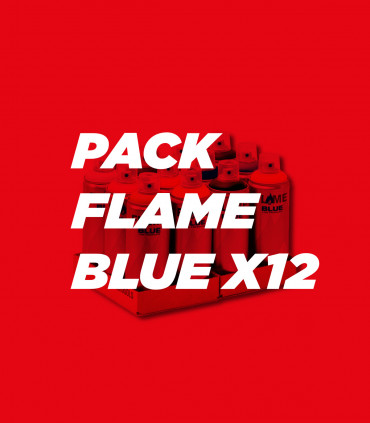 Pack FLAME BLUE 400ml X12