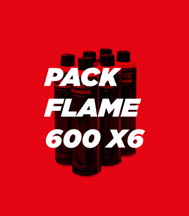 pack flame 600ml x6