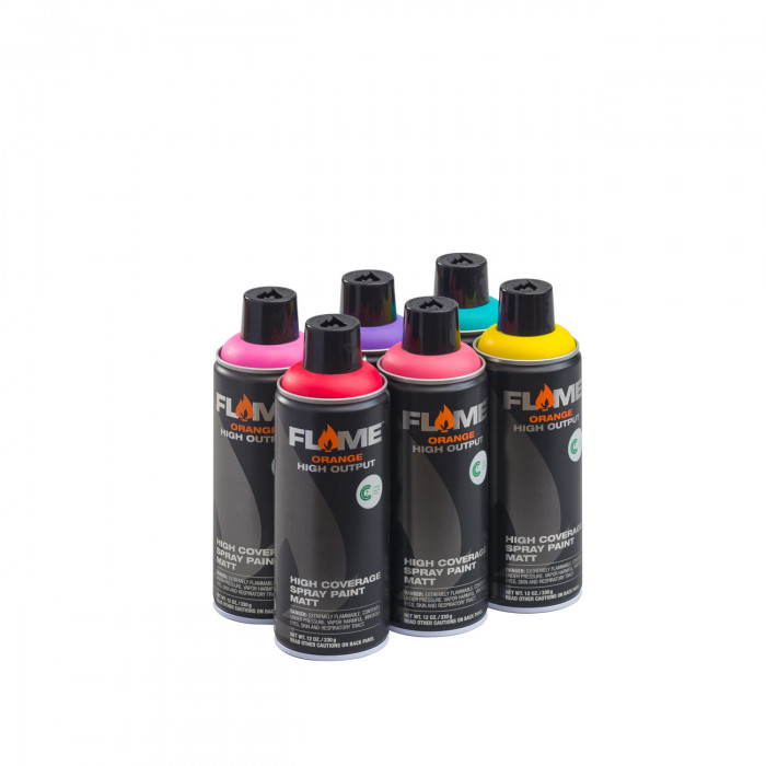 Pack Flame Orange 6 sprays