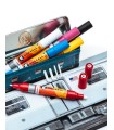 Estuche tren +rotuladores acrilicos doble punta