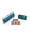 Estuche tren +rotuladores acrilicos doble punta