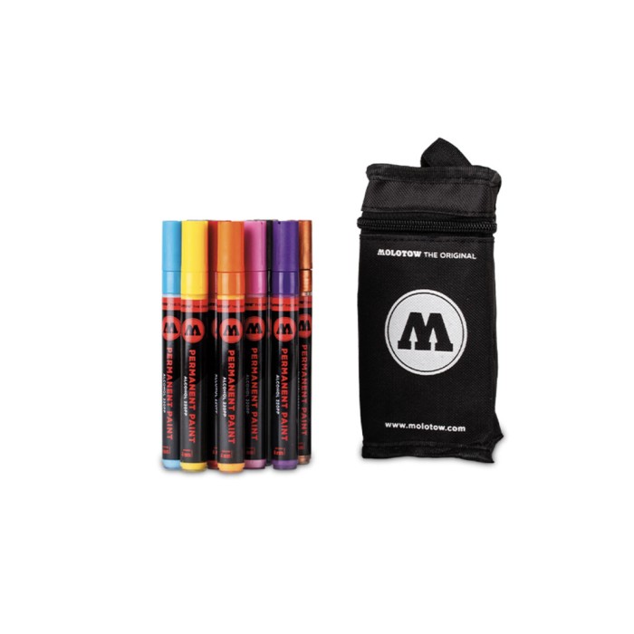 pack rotuladores permanent paint 4 mm