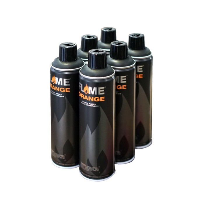 pack flame orange 500ml x 6
