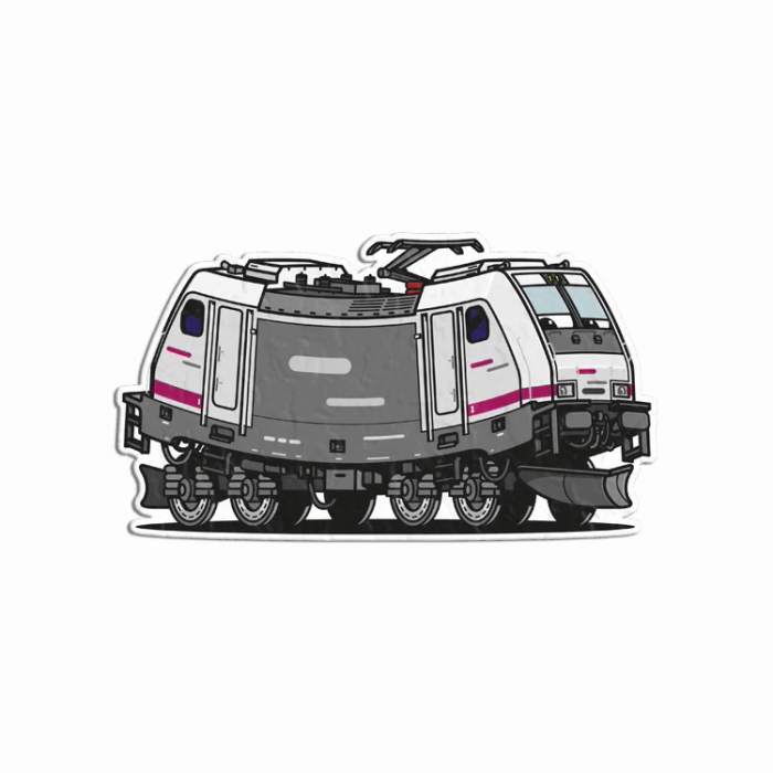 Pegatina locomotora eléctrica s253