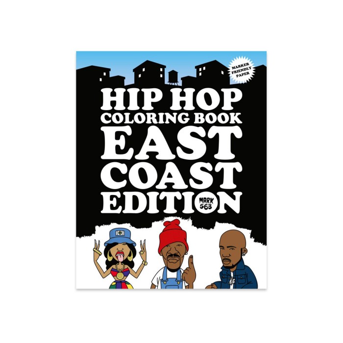 Hip hop coloring book East coast