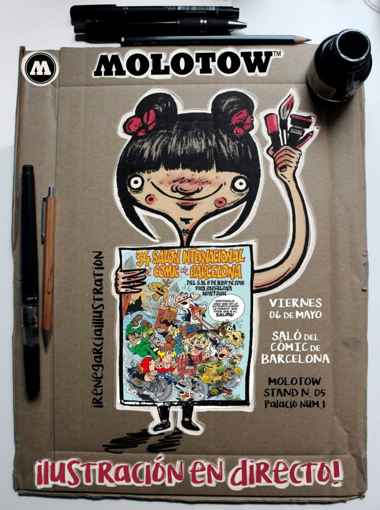 salon internacional del comic de barcelona cartel 