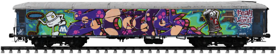 segundo premio concurso pinta el tren de molotow alemania 