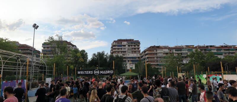 Evento de graffiti Block Party Writers Madrid en Alcorcon