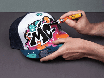 Pintura acrilica para Gorras 