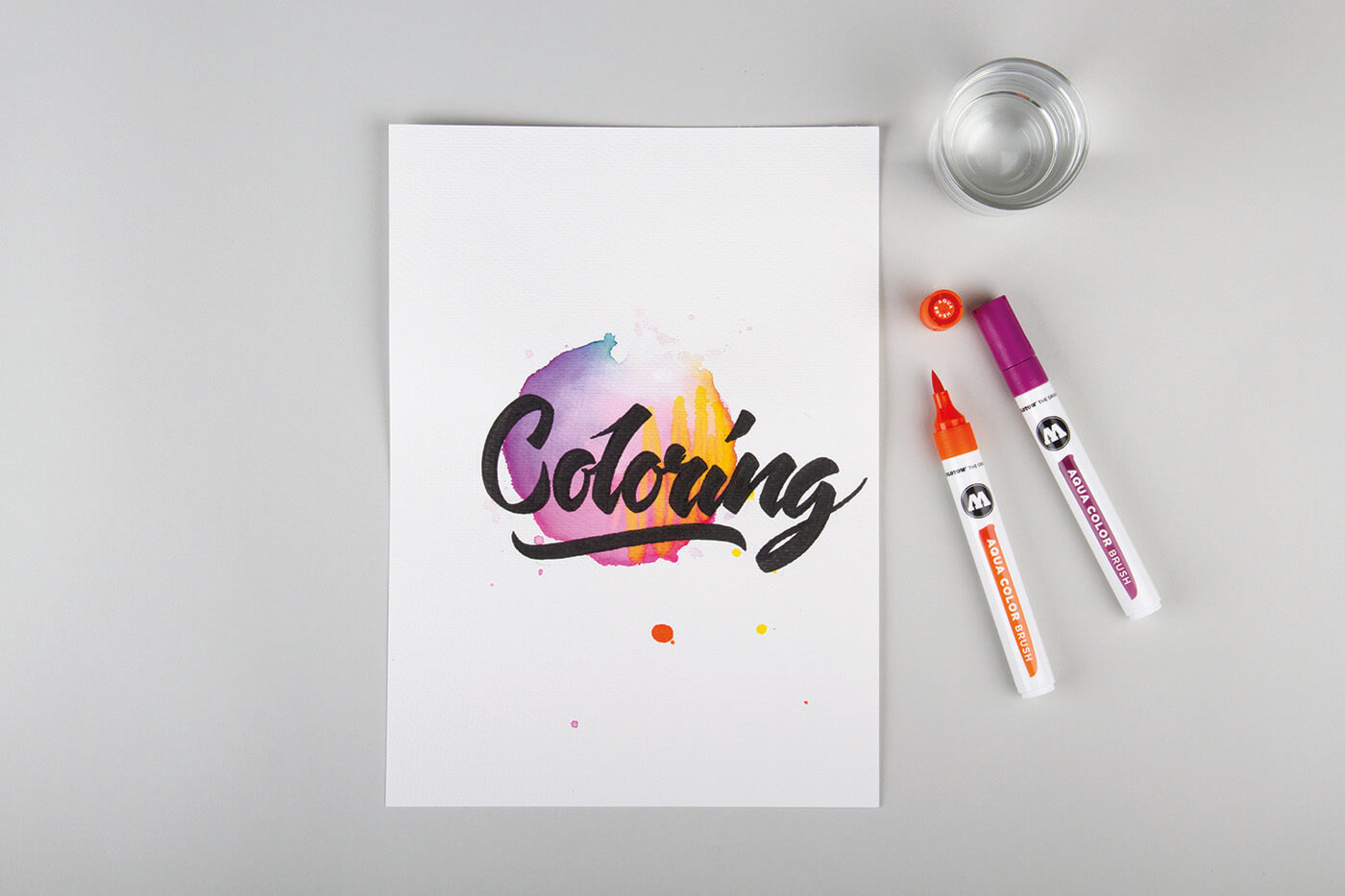 Los mejores 5 rotuladores lettering para acuarela - Pintar Con